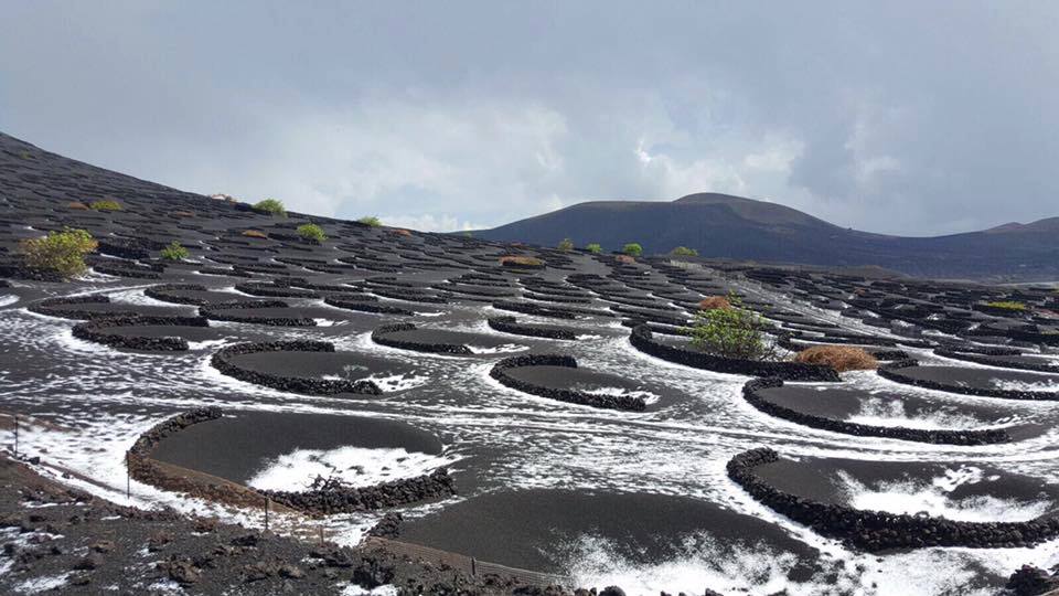 A rare sight of hail in Lanzarote