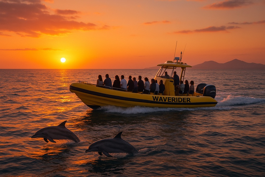 dolphin-watching-lanzarote-at-sunset1