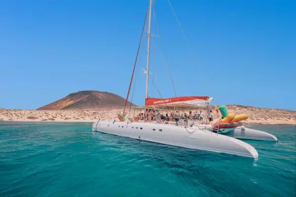 What Lanzarote Excursions are open - La Graciosa Catamaran Island cruise 